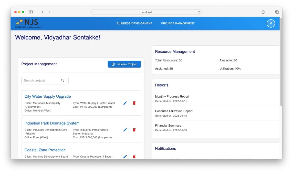 Project Management Tool